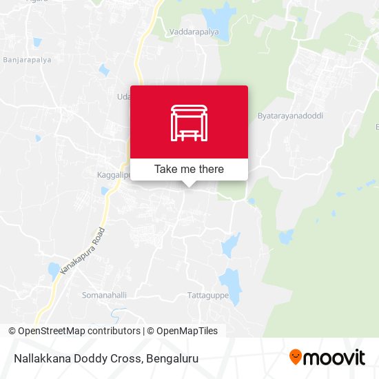 Nallakkana Doddy Cross map