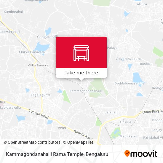 Kammagondanahalli Rama Temple map