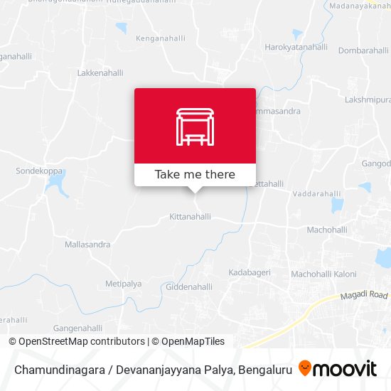 Chamundinagara / Devananjayyana Palya map