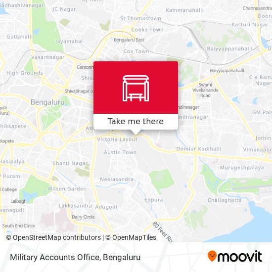 Military Accounts Office map