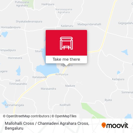 Mallohalli Cross / Channadevi Agrahara Cross map