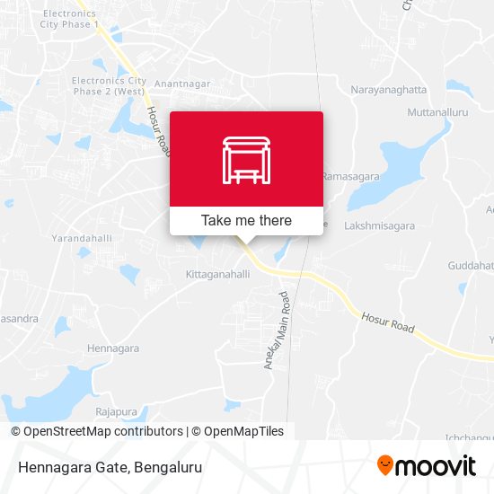 Hennagara Gate map