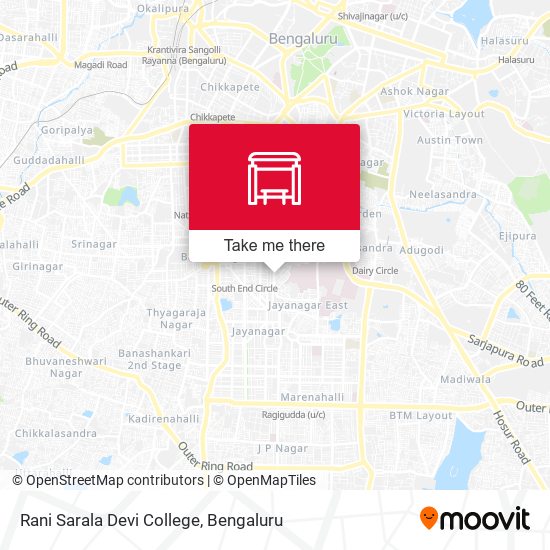 Rani Sarala Devi College map