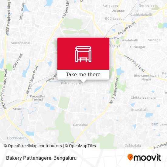 Bakery Pattanagere map