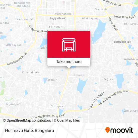 Hulimavu Gate map