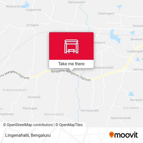 Lingenahalli map