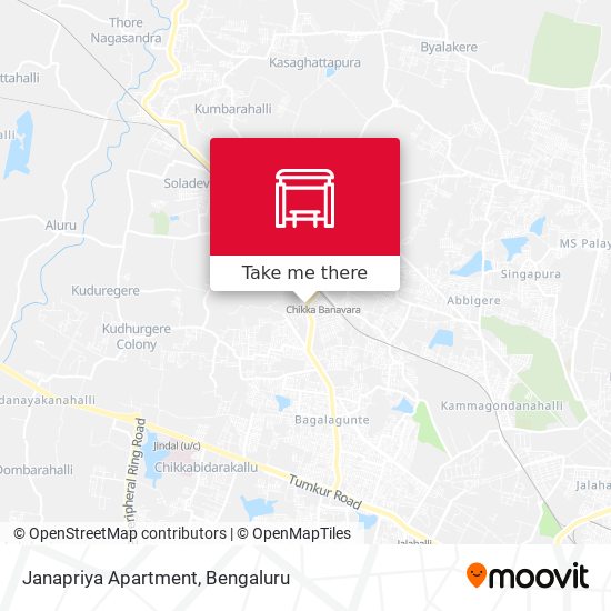 Janapriya Apartment map
