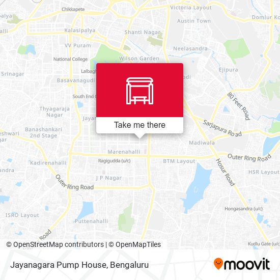 Jayanagara Pump House map