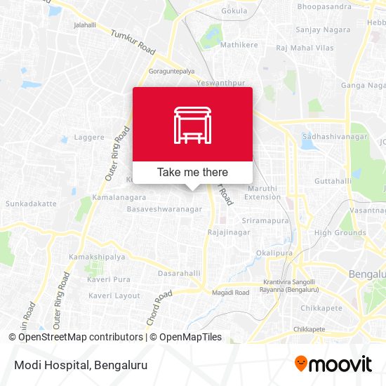 Modi Hospital map