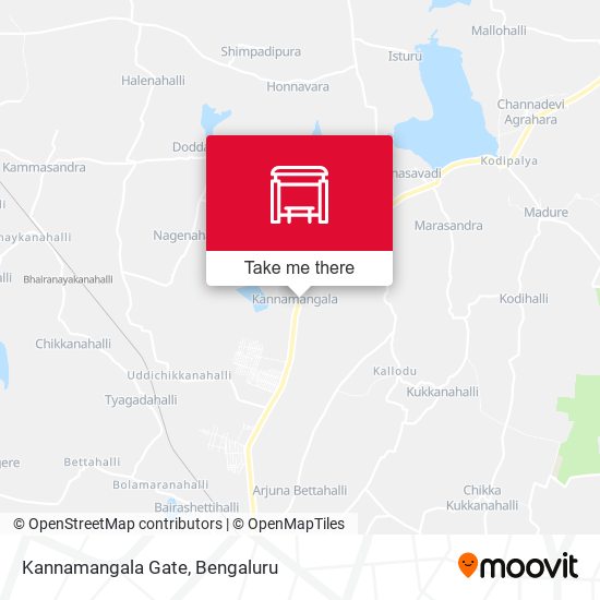 Kannamangala Gate map
