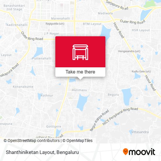 Shanthiniketan Layout map