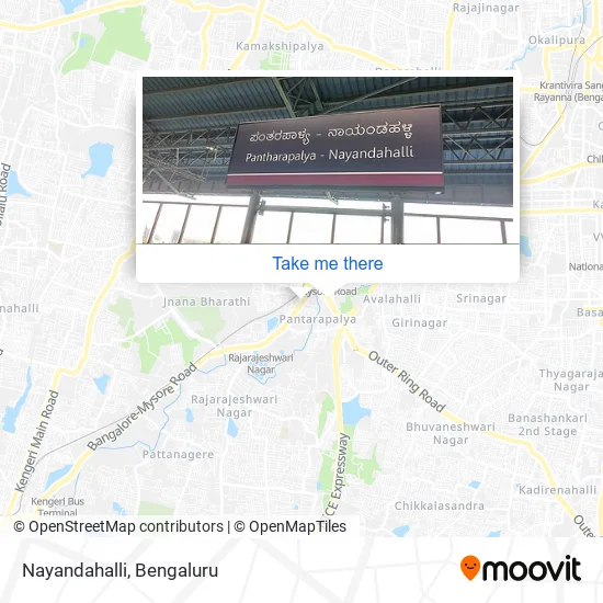 Nayandahalli map