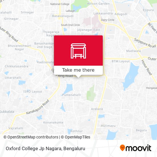 Oxford College Jp Nagara map