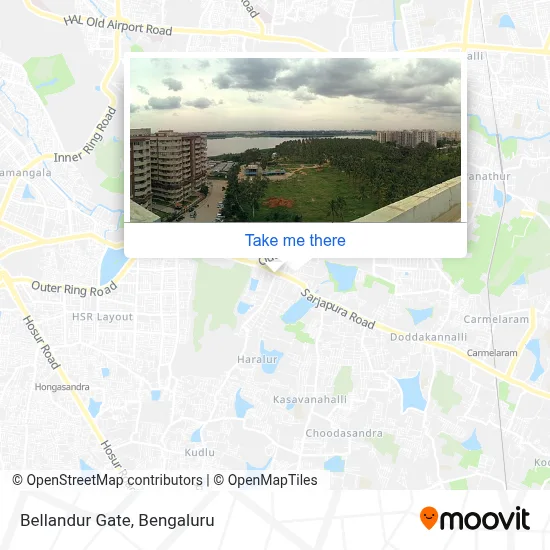 Bellandur Gate map