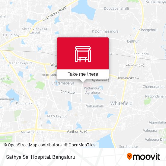 Sathya Sai Hospital map