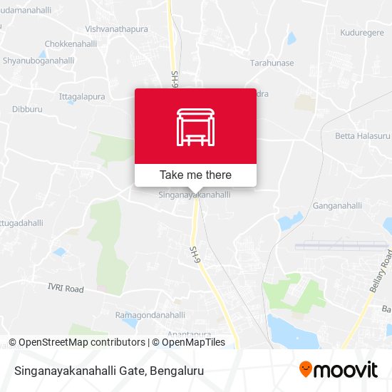 Singanayakanahalli Gate map