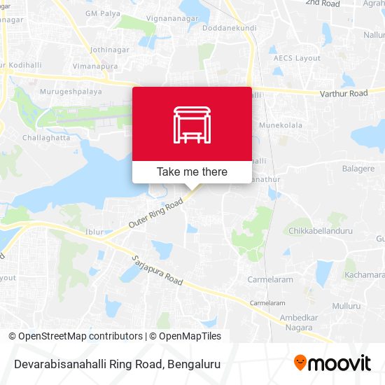 Devarabisanahalli Ring Road map