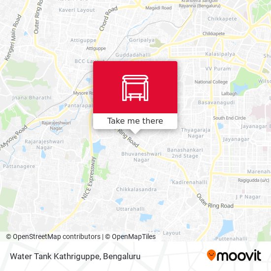 Water Tank Kathriguppe map