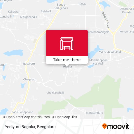 Yediyuru Bagalur map