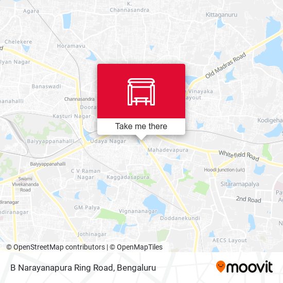 B Narayanapura Ring Road map