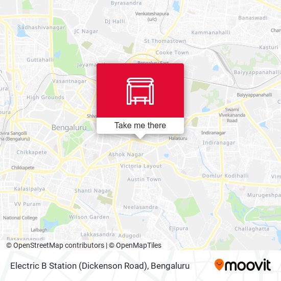 Electric B Station (Dickenson Road) map