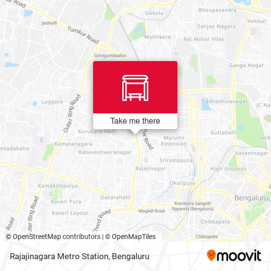 Rajajinagara Metro Station map