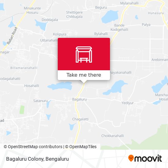 Bagaluru Colony map