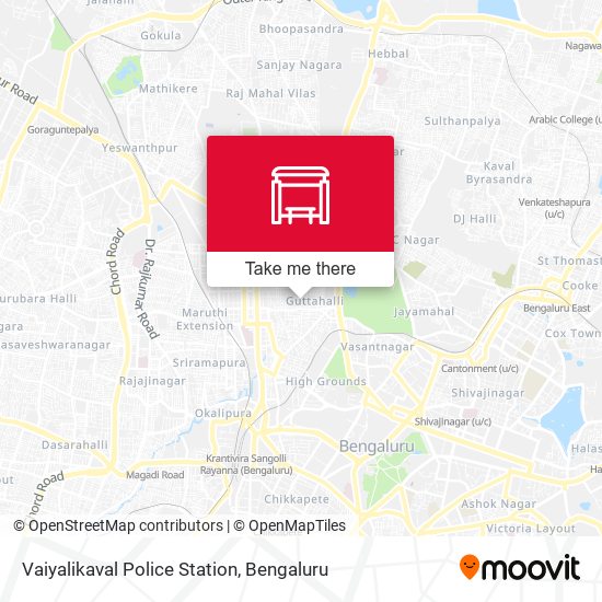 Vaiyalikaval Police Station map