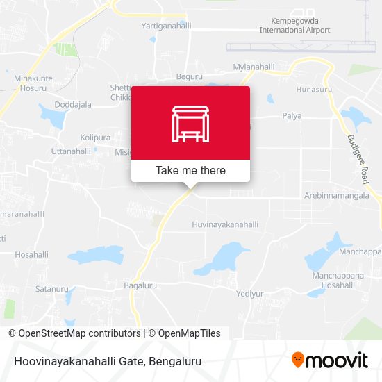 Hoovinayakanahalli Gate map