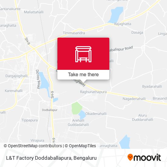 L&T Factory Doddaballapura map