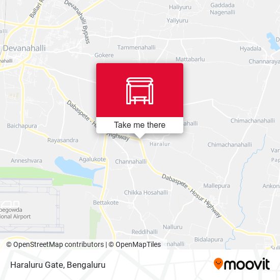 Haraluru Gate map