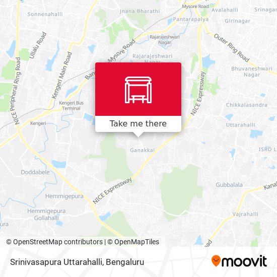Srinivasapura Uttarahalli map