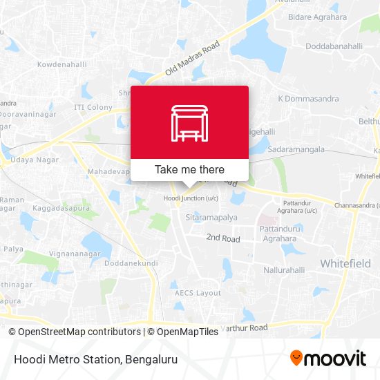 Hoodi Metro Station map