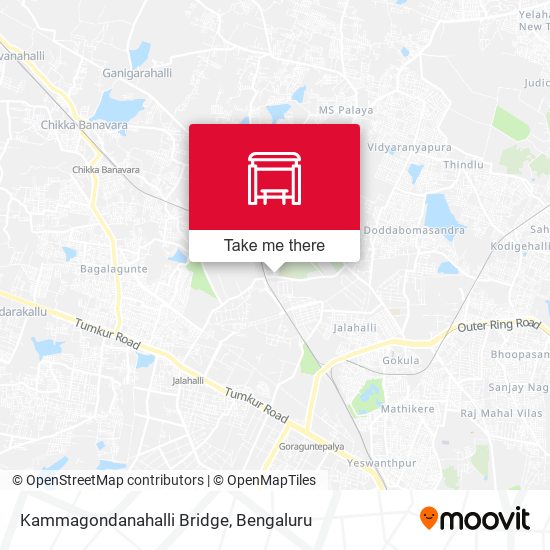 Kammagondanahalli Bridge map