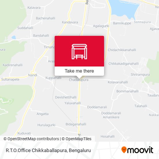 R.T.O.Office Chikkaballapura map
