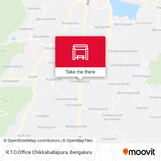 R.T.O.Office Chikkaballapura map