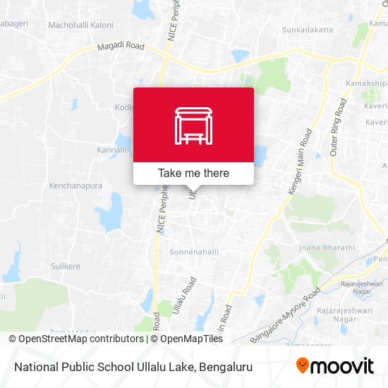 National Public School  Ullalu Lake map