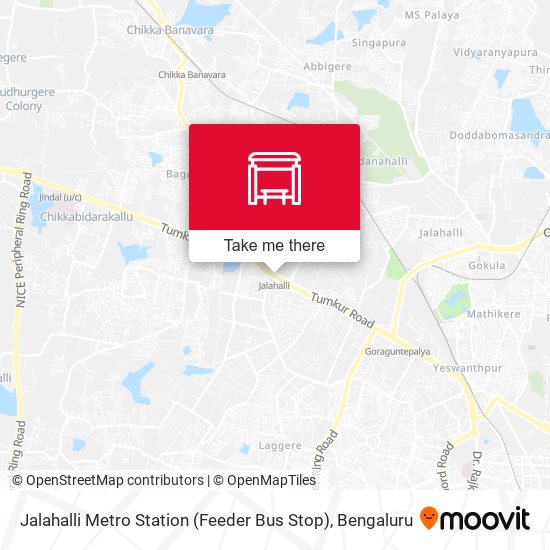 Jalahalli Metro Station (Feeder Bus Stop) map