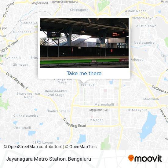 Jayanagara Metro Station map