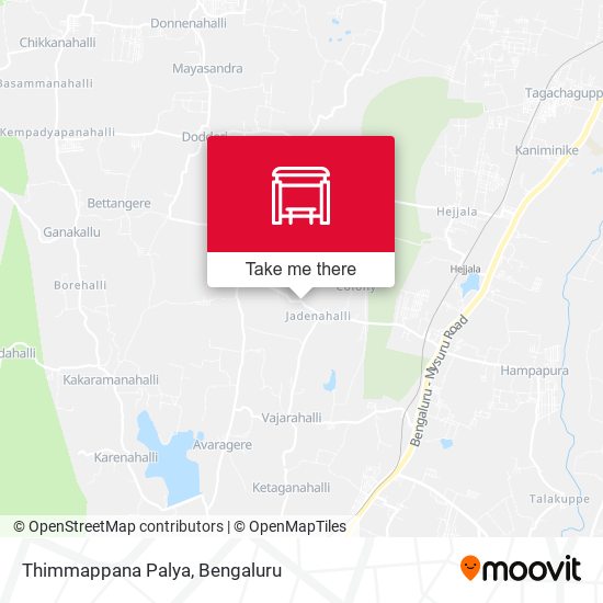 Thimmappana Palya map