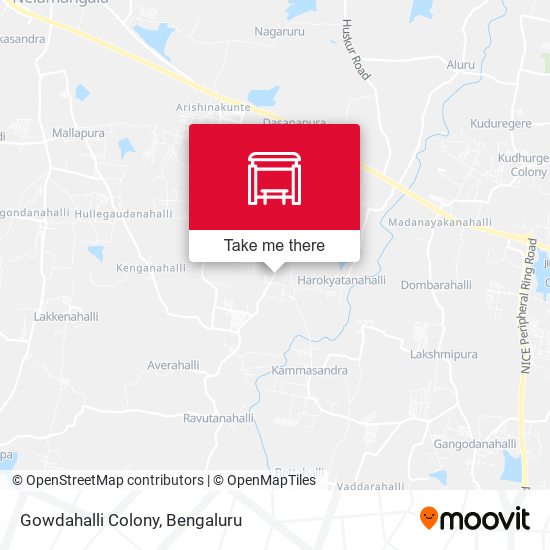 Gowdahalli Colony map