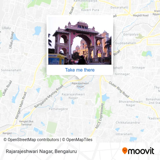 Rajarajeshwari Nagar map