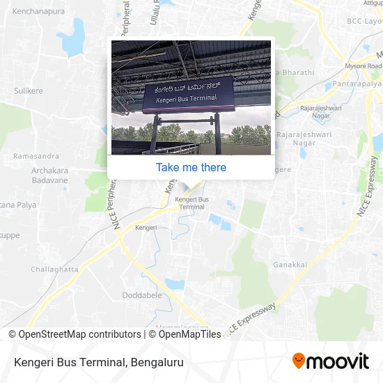 Kengeri Bus Terminal map