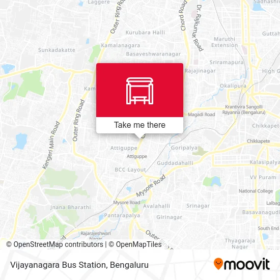 Vijayanagara Bus Station map