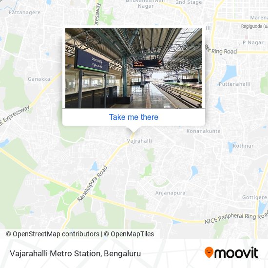 Vajarahalli Metro Station map