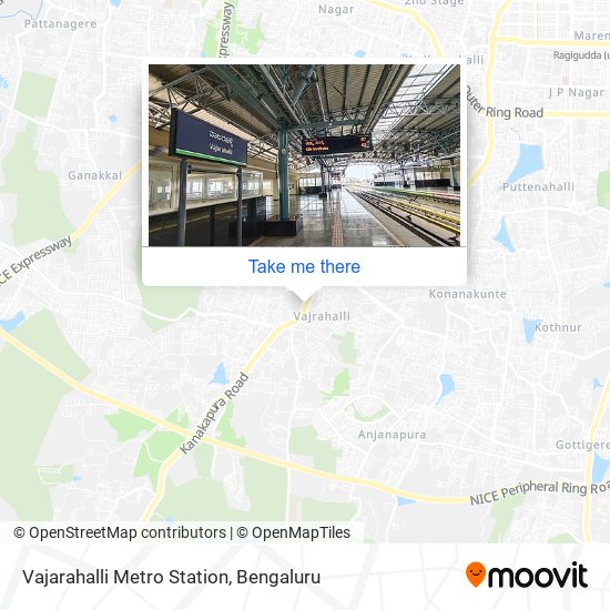 Vajarahalli Metro Station map