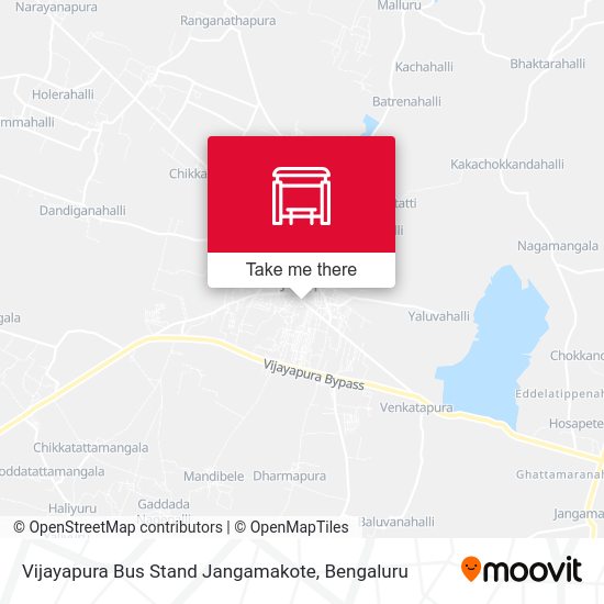 Vijayapura Bus Stand Jangamakote map