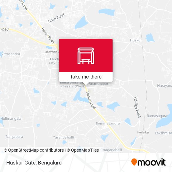 Huskur Gate map