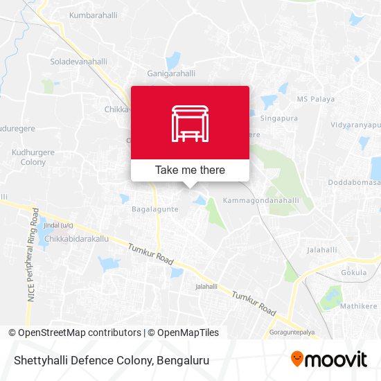 Shettyhalli Defence Colony map