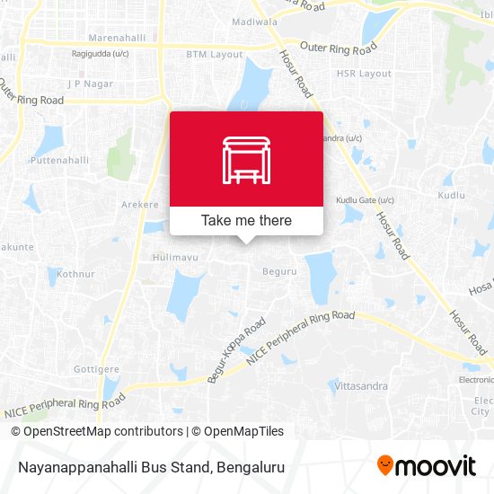 Nayanappanahalli Bus Stand map